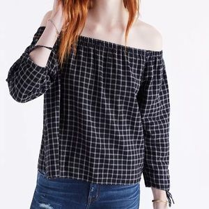 Madewell Shirt Off-the-Shoulder